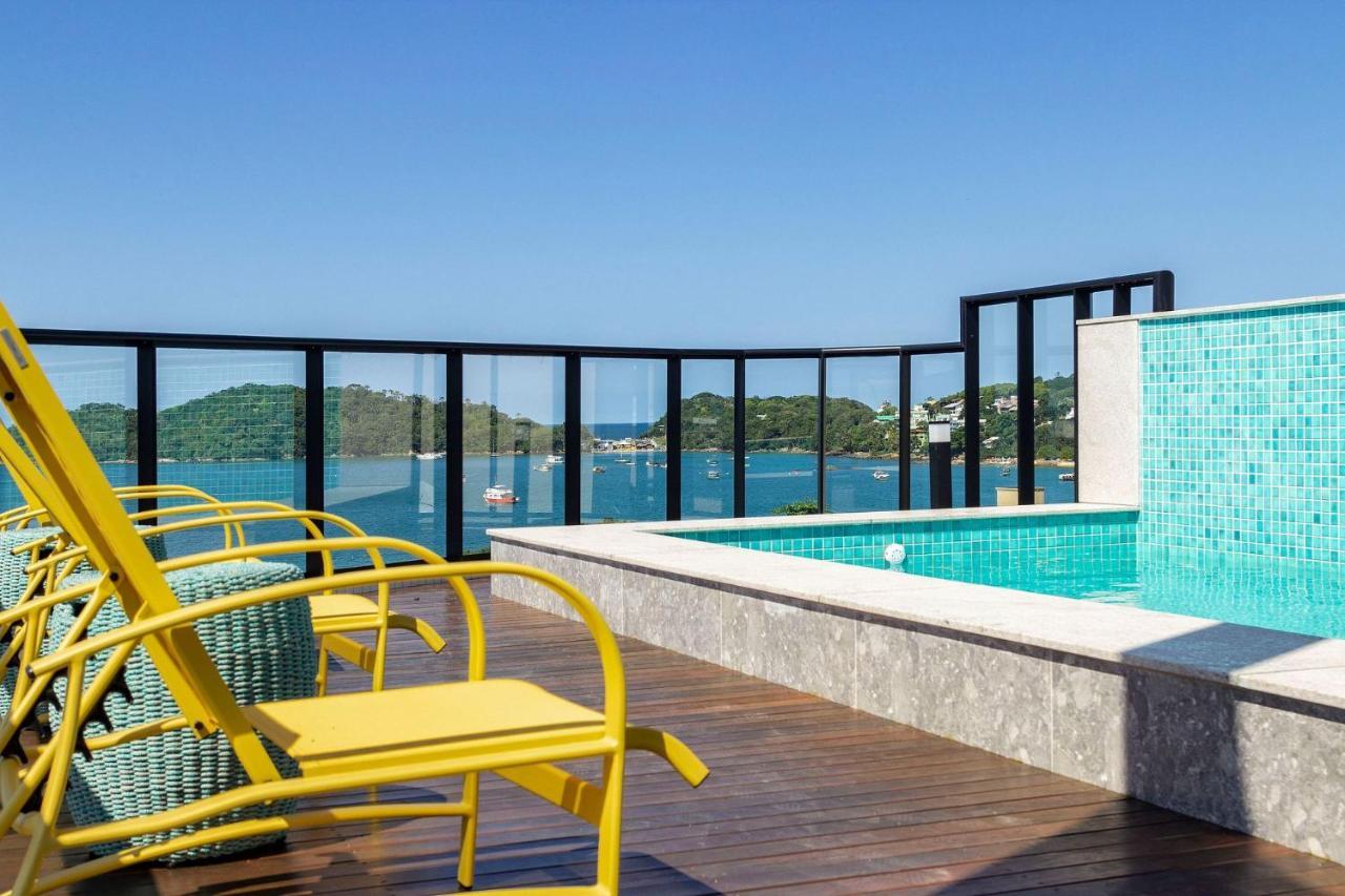 Aion Suites 302 - Lindo Apartamento Com Vista Para O Mar, A 60M Da Praia De Bombinhas, Com Piscina E Academia No Rooftop. 외부 사진