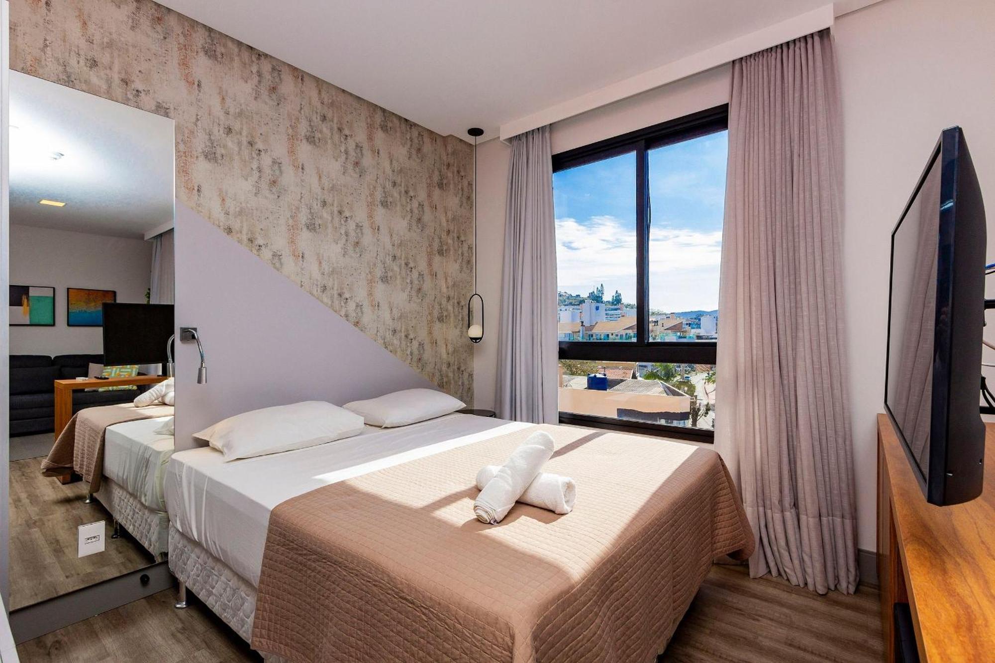 Aion Suites 302 - Lindo Apartamento Com Vista Para O Mar, A 60M Da Praia De Bombinhas, Com Piscina E Academia No Rooftop. 외부 사진