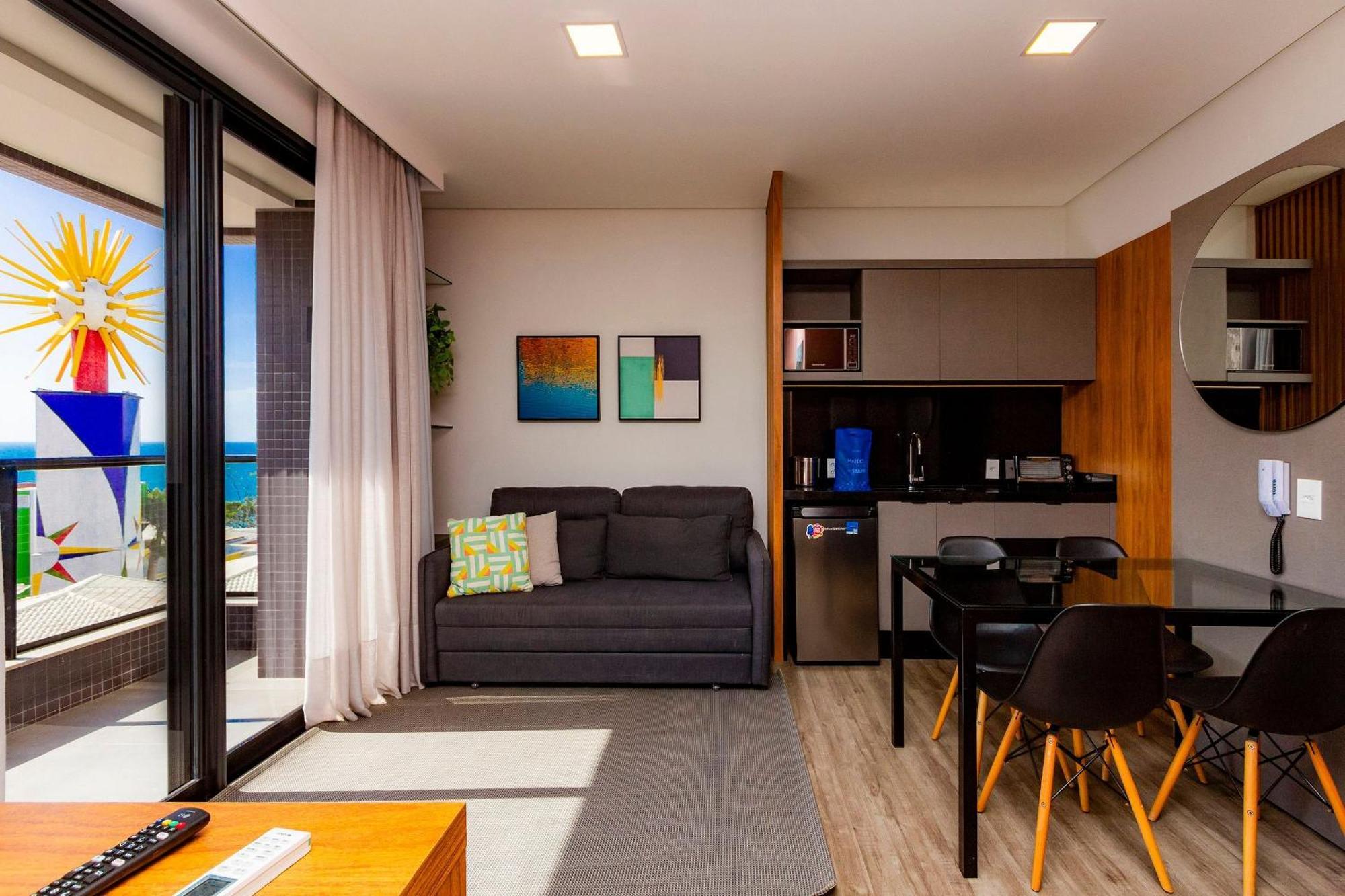 Aion Suites 302 - Lindo Apartamento Com Vista Para O Mar, A 60M Da Praia De Bombinhas, Com Piscina E Academia No Rooftop. 외부 사진