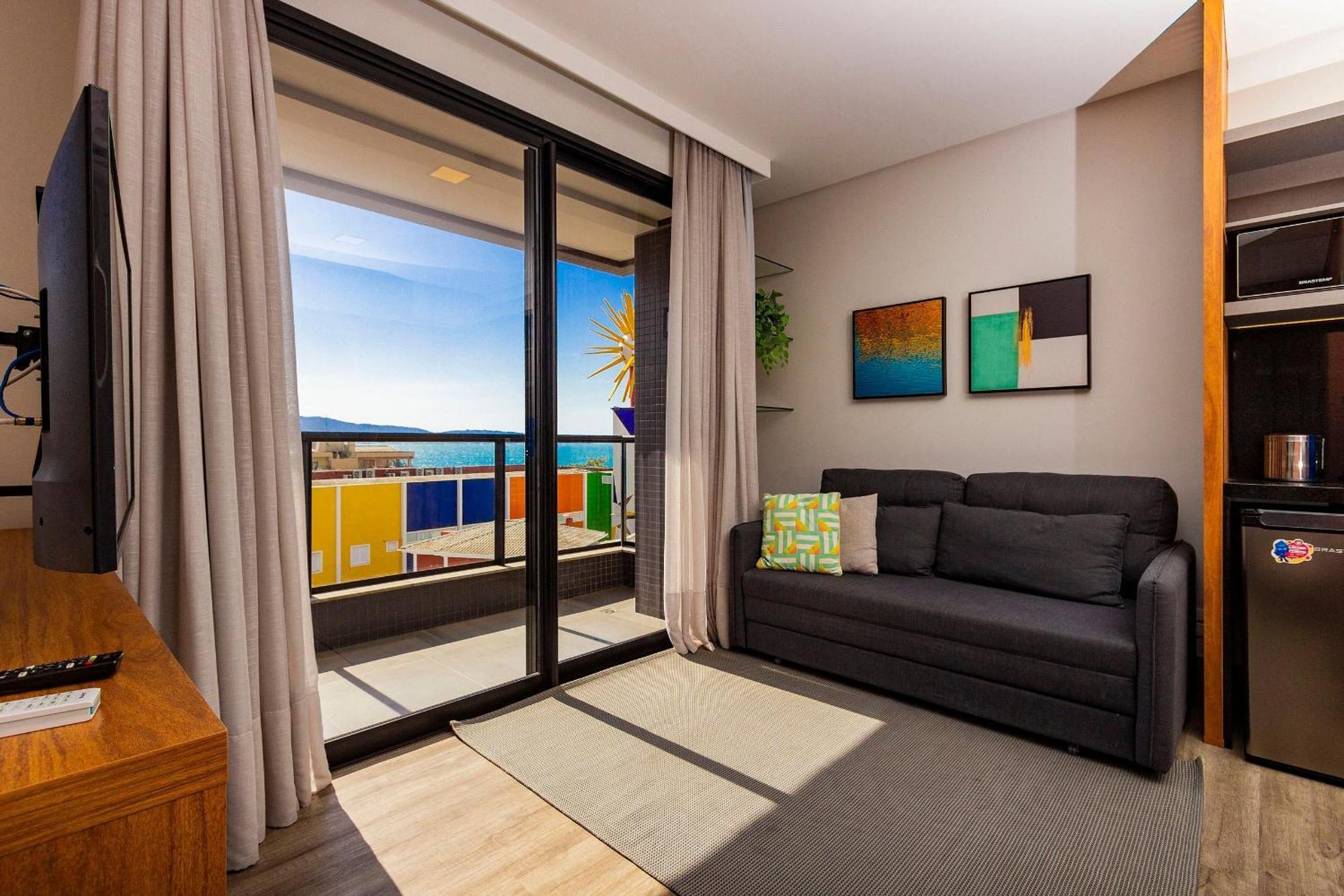Aion Suites 302 - Lindo Apartamento Com Vista Para O Mar, A 60M Da Praia De Bombinhas, Com Piscina E Academia No Rooftop. 외부 사진