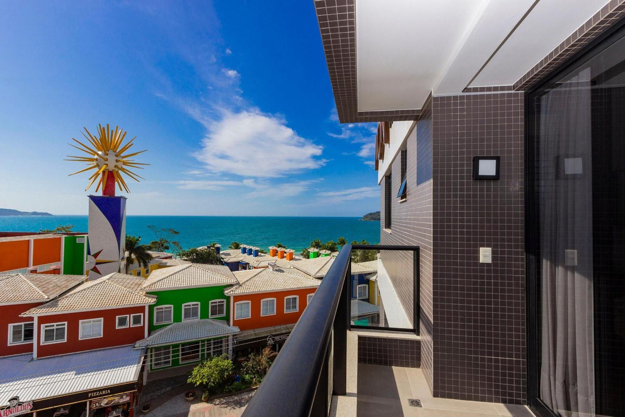 Aion Suites 302 - Lindo Apartamento Com Vista Para O Mar, A 60M Da Praia De Bombinhas, Com Piscina E Academia No Rooftop. 외부 사진