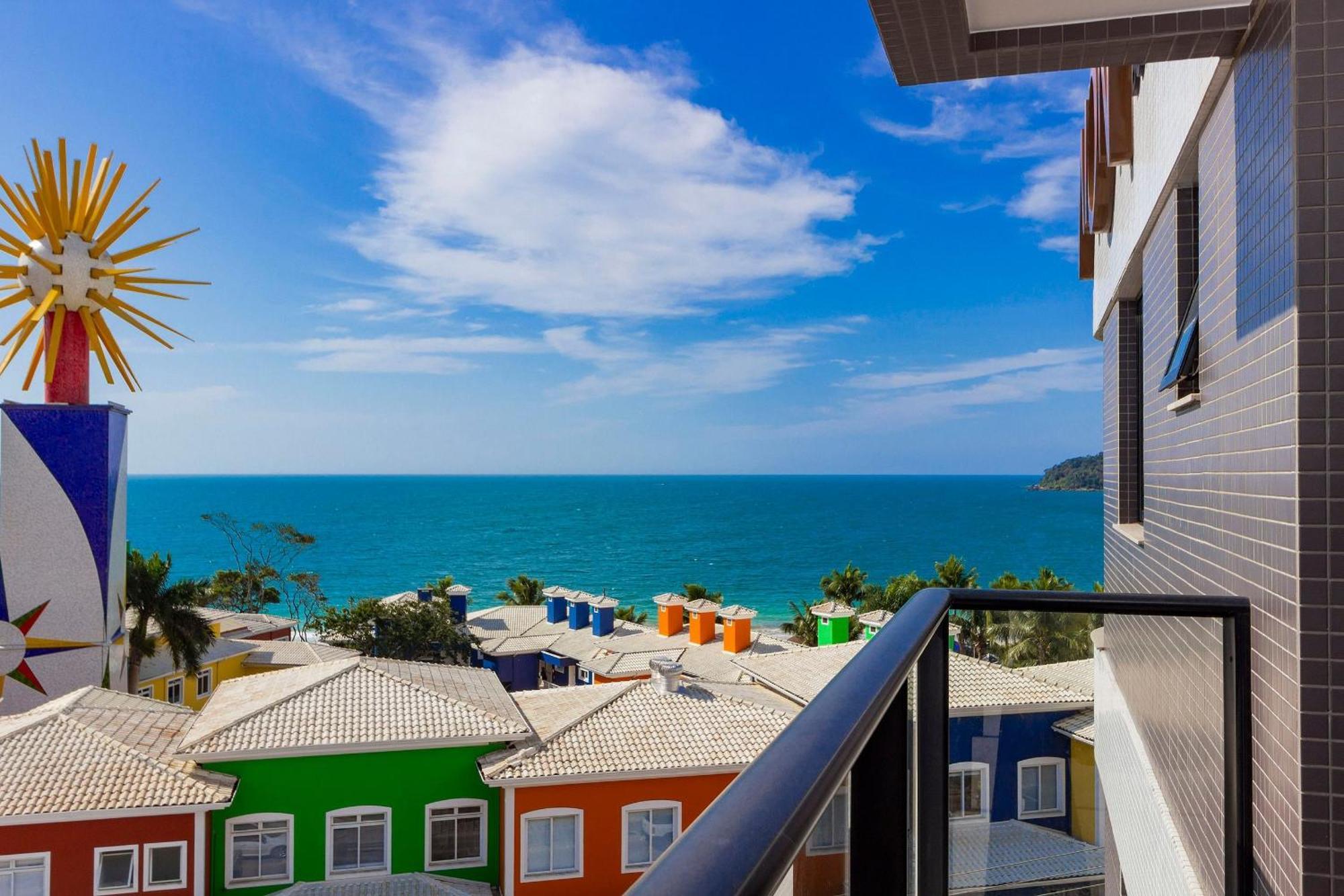 Aion Suites 302 - Lindo Apartamento Com Vista Para O Mar, A 60M Da Praia De Bombinhas, Com Piscina E Academia No Rooftop. 외부 사진