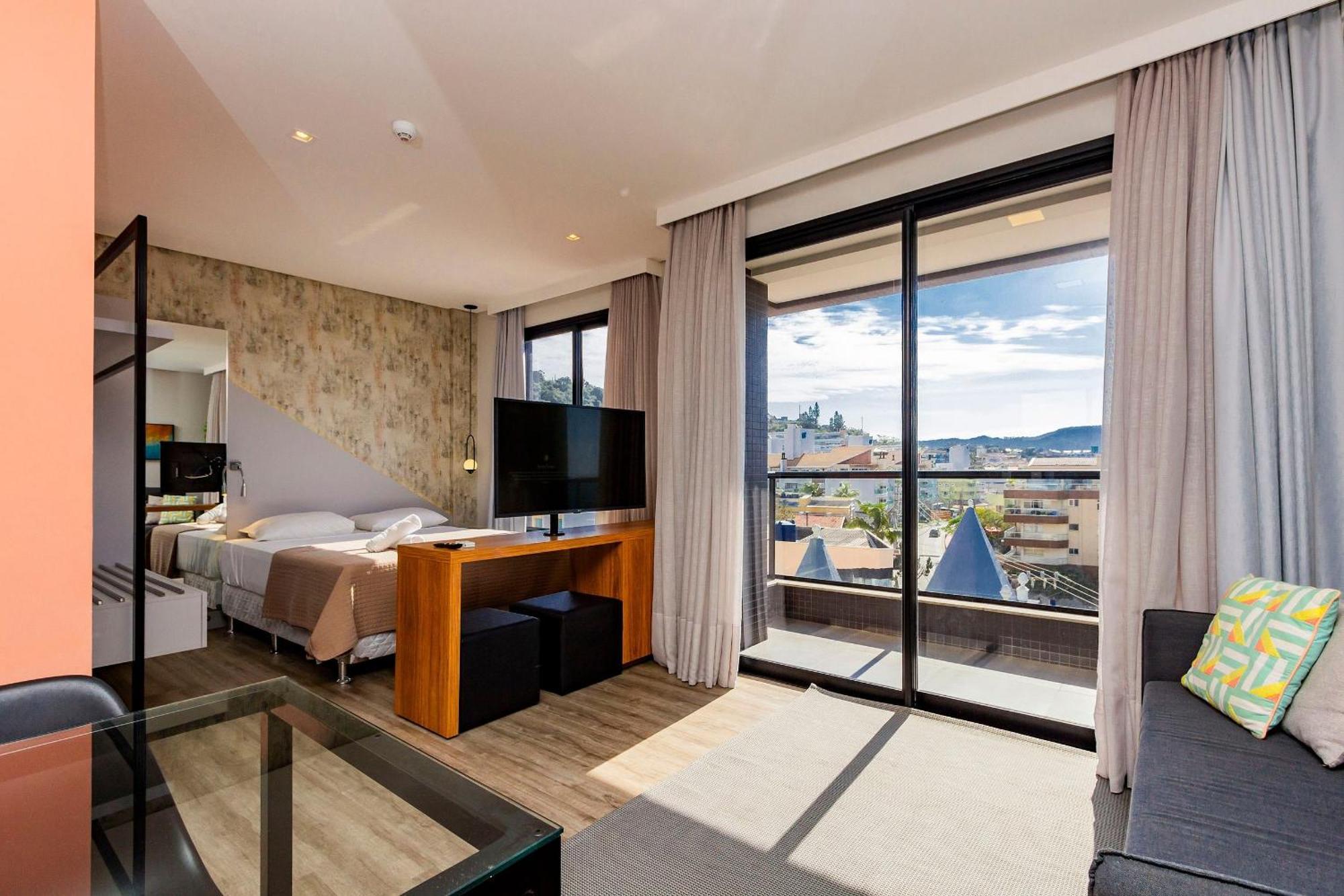 Aion Suites 302 - Lindo Apartamento Com Vista Para O Mar, A 60M Da Praia De Bombinhas, Com Piscina E Academia No Rooftop. 외부 사진