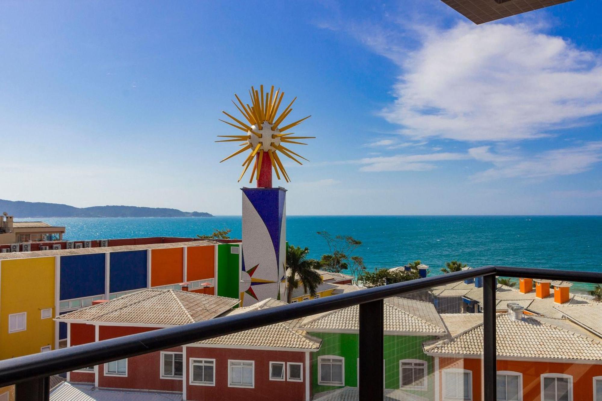 Aion Suites 302 - Lindo Apartamento Com Vista Para O Mar, A 60M Da Praia De Bombinhas, Com Piscina E Academia No Rooftop. 외부 사진